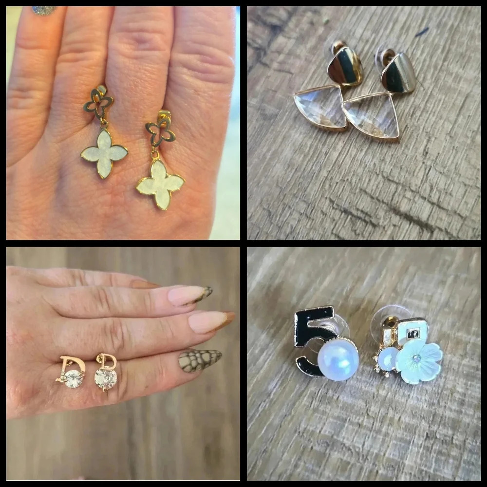 Lot Earrings Studs